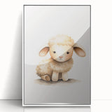 Adorable Lamb Nursery Wall Art – Baby Room Decor & Kids Prints