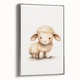 Adorable Lamb Nursery Wall Art – Baby Room Decor & Kids Prints