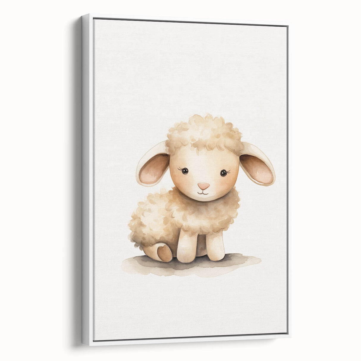 Adorable Lamb Nursery Wall Art – Baby Room Decor & Kids Prints