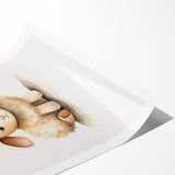 Adorable Lamb Nursery Wall Art – Baby Room Decor & Kids Prints