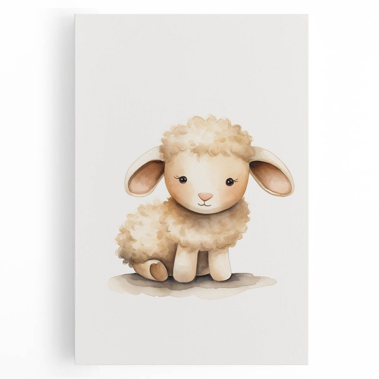 Adorable Lamb Nursery Wall Art – Baby Room Decor & Kids Prints