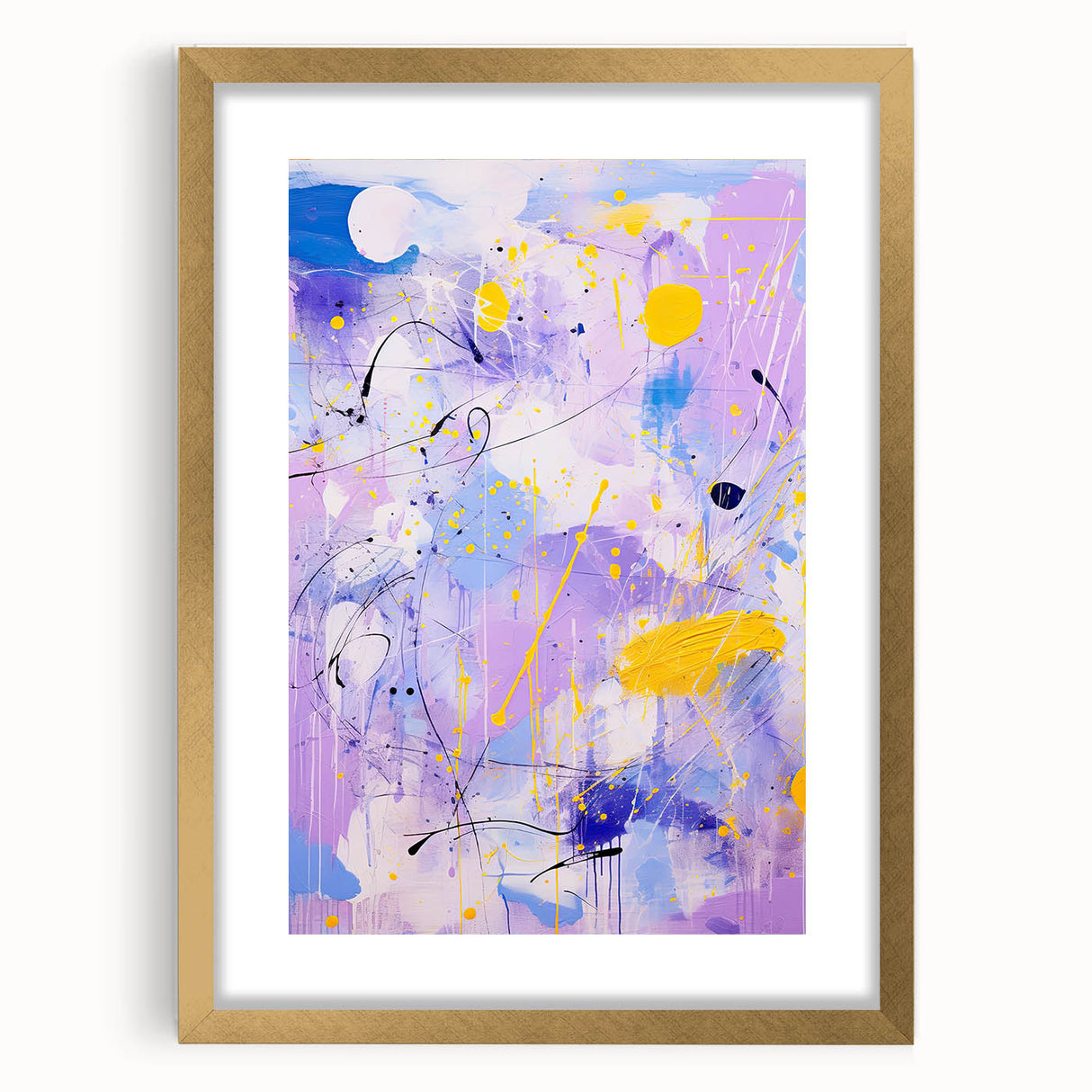 Abstract Kids Room Wall Art – Rolled Canvas Prints for Kids