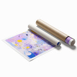 Abstract Kids Room Wall Art – Rolled Canvas Prints for Kids