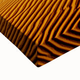 Close-up of a stretched canvas depicting serene desert dunes at sunset, showcasing soft beige and warm orange hues, perfect for enhancing modern home decor.