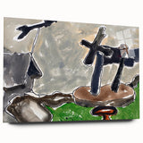 Modern Abstract Landscape - Art Print of Weather Vane by Arthur Dove