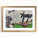 Modern Abstract Landscape - Art Print of Weather Vane by Arthur Dove