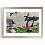 Modern Abstract Landscape - Art Print of Weather Vane by Arthur Dove