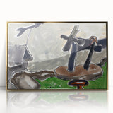 Modern Abstract Landscape - Art Print of Weather Vane by Arthur Dove