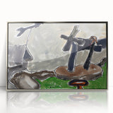 Modern Abstract Landscape - Art Print of Weather Vane by Arthur Dove