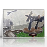 Modern Abstract Landscape - Art Print of Weather Vane by Arthur Dove