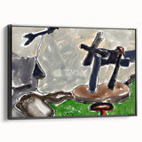 Modern Abstract Landscape - Art Print of Weather Vane by Arthur Dove