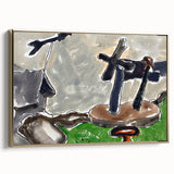 Modern Abstract Landscape - Art Print of Weather Vane by Arthur Dove