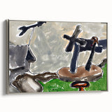 Modern Abstract Landscape - Art Print of Weather Vane by Arthur Dove