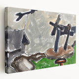 Modern Abstract Landscape - Art Print of Weather Vane by Arthur Dove