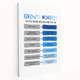 Growth Mindset Typography Art – Motivational Educational Print