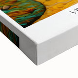 Large art canvas depicting a black and white impressionist landscape, ideal for bedroom wall decor.