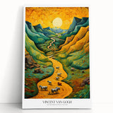 Impressionist-style painting of a café scene in black and white on stretched canvas, ideal for kitchen wall art.