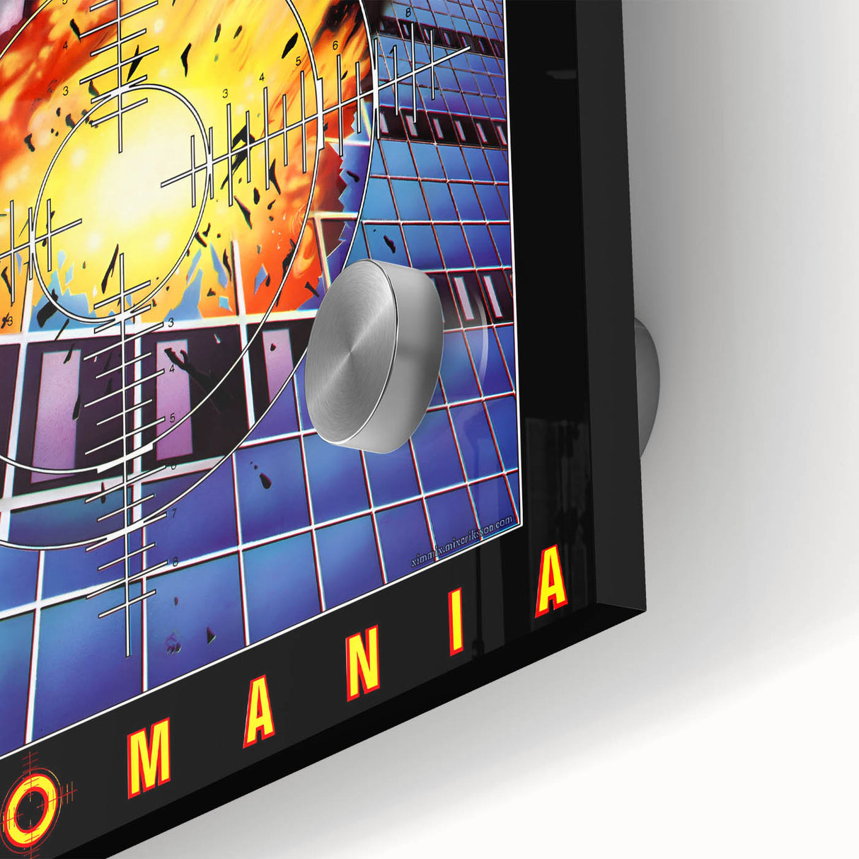 Retro Wall Art – Def Leppard Pyromania Album Canvas Print
