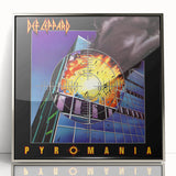 Retro Wall Art – Def Leppard Pyromania Album Canvas Print