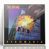 Retro Wall Art – Def Leppard Pyromania Album Canvas Print