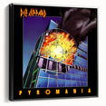 Retro Wall Art – Def Leppard Pyromania Album Canvas Print
