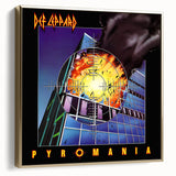 Retro Wall Art – Def Leppard Pyromania Album Canvas Print