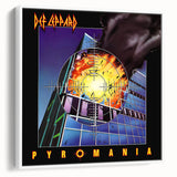 Retro Wall Art – Def Leppard Pyromania Album Canvas Print