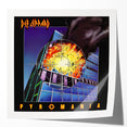 Retro Wall Art – Def Leppard Pyromania Album Canvas Print