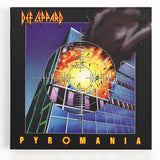 Retro Wall Art – Def Leppard Pyromania Album Canvas Print