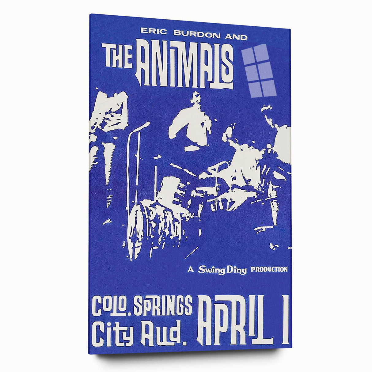 The Animals Retro Poster – Vintage Concert Wall Art Print