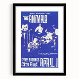 The Animals Retro Poster – Vintage Concert Wall Art Print