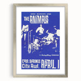 The Animals Retro Poster – Vintage Concert Wall Art Print