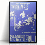 The Animals Retro Poster – Vintage Concert Wall Art Print