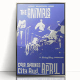 The Animals Retro Poster – Vintage Concert Wall Art Print