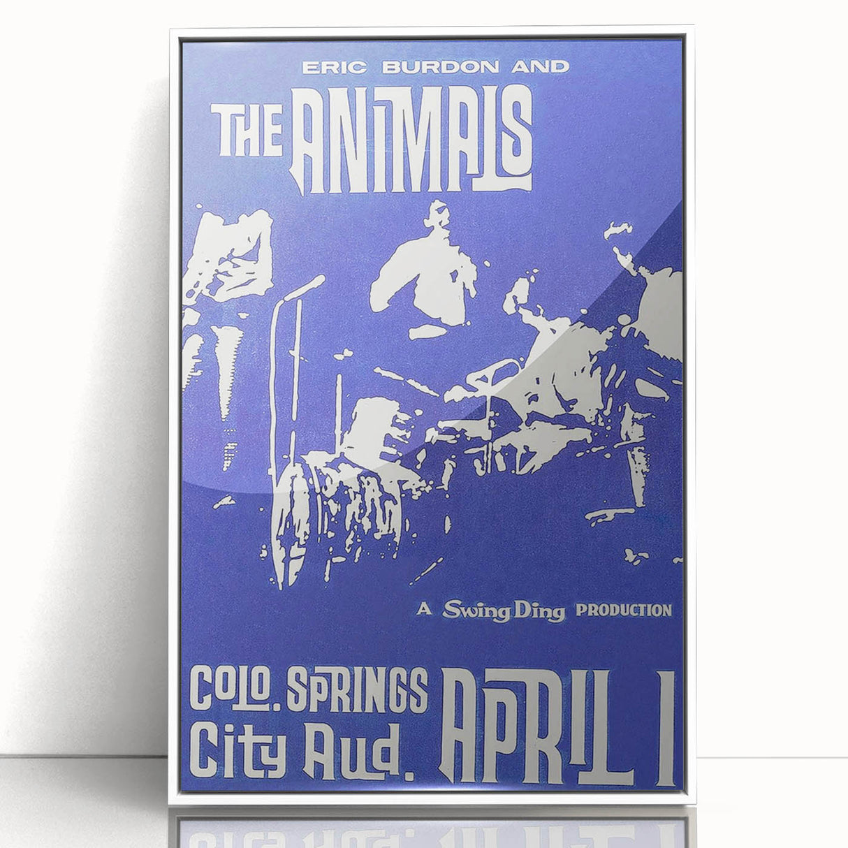 The Animals Retro Poster – Vintage Concert Wall Art Print
