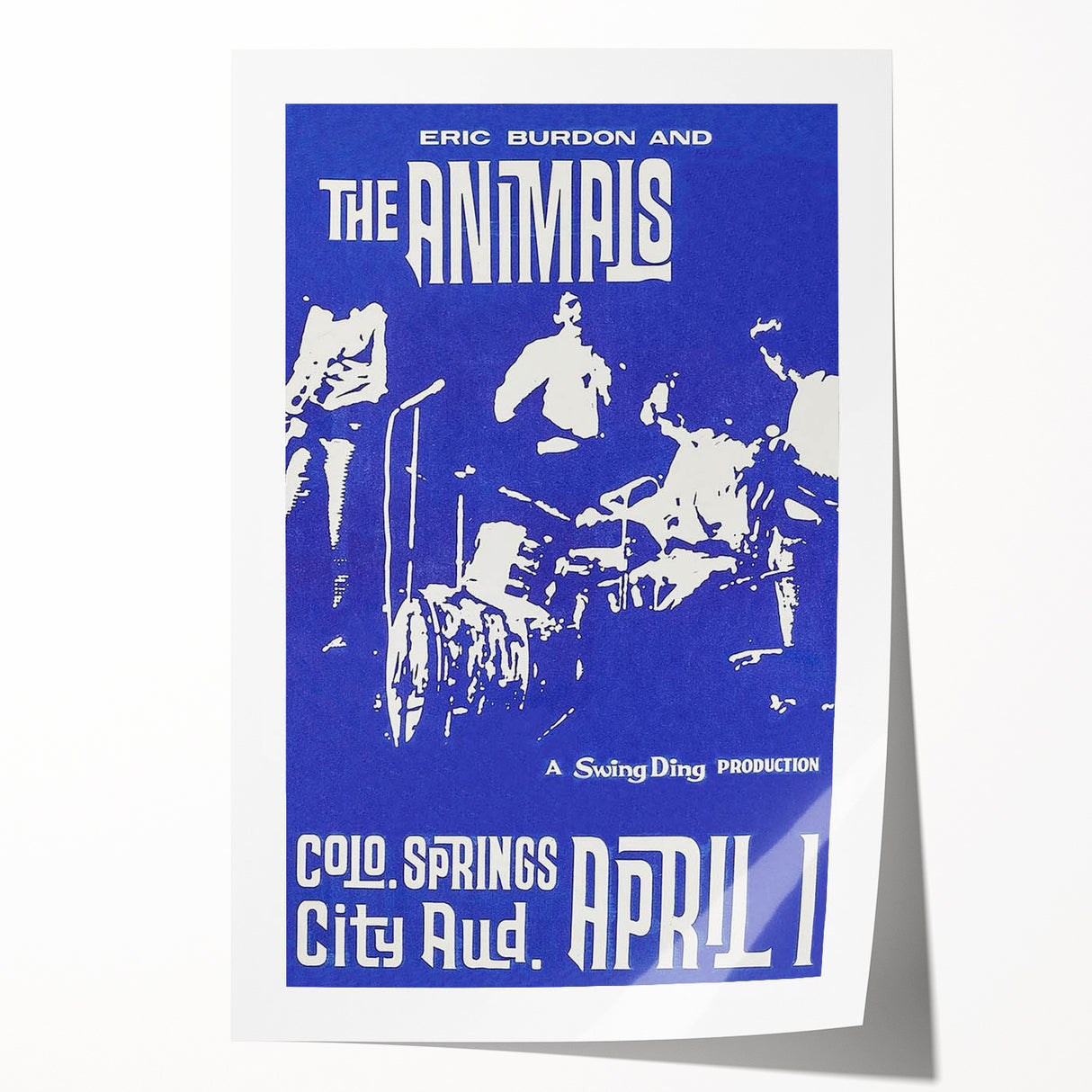 The Animals Retro Poster – Vintage Concert Wall Art Print
