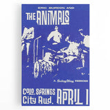 The Animals Retro Poster – Vintage Concert Wall Art Print