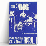 The Animals Retro Poster – Vintage Concert Wall Art Print