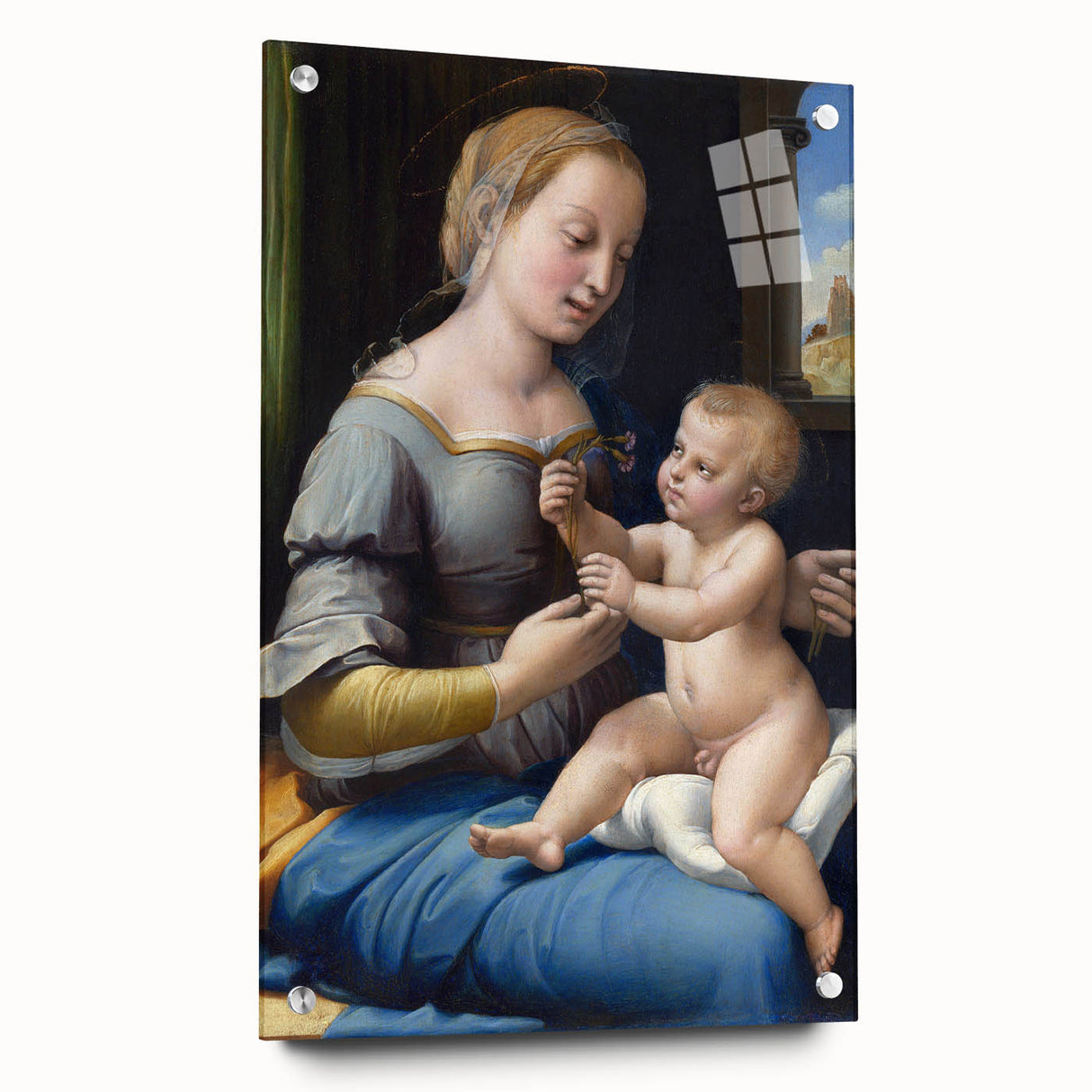 Renaissance Art Prints: Raphael's The Madonna of the Pinks Decor