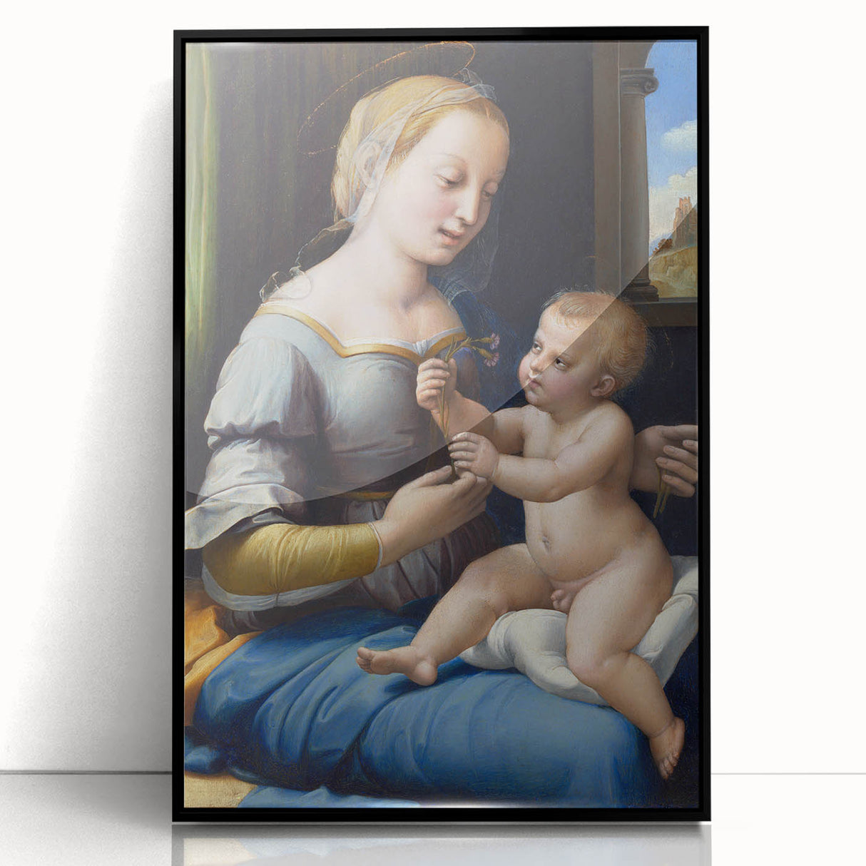 Renaissance Art Prints: Raphael's The Madonna of the Pinks Decor