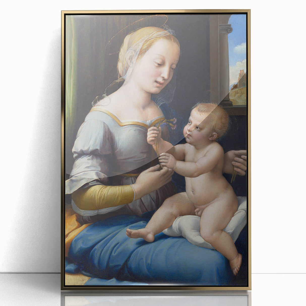 Renaissance Art Prints: Raphael's The Madonna of the Pinks Decor
