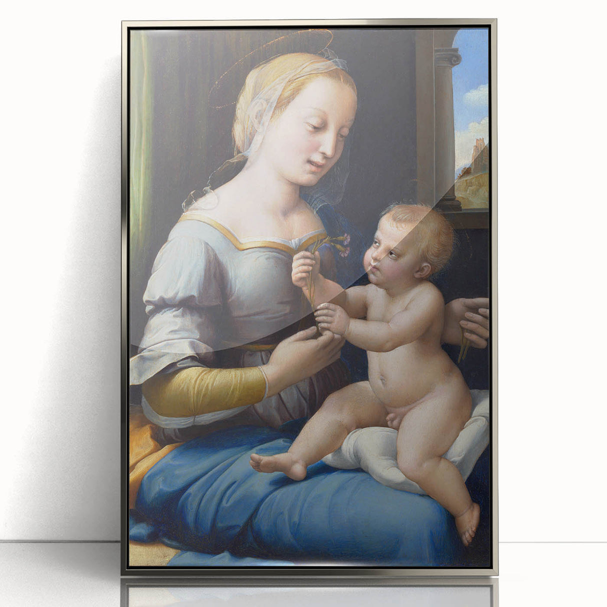 Renaissance Art Prints: Raphael's The Madonna of the Pinks Decor