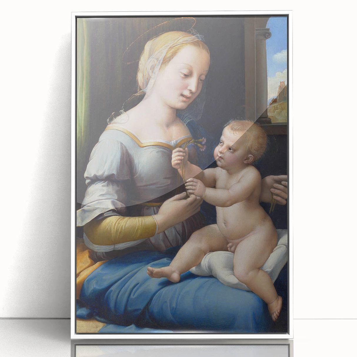 Renaissance Art Prints: Raphael's The Madonna of the Pinks Decor