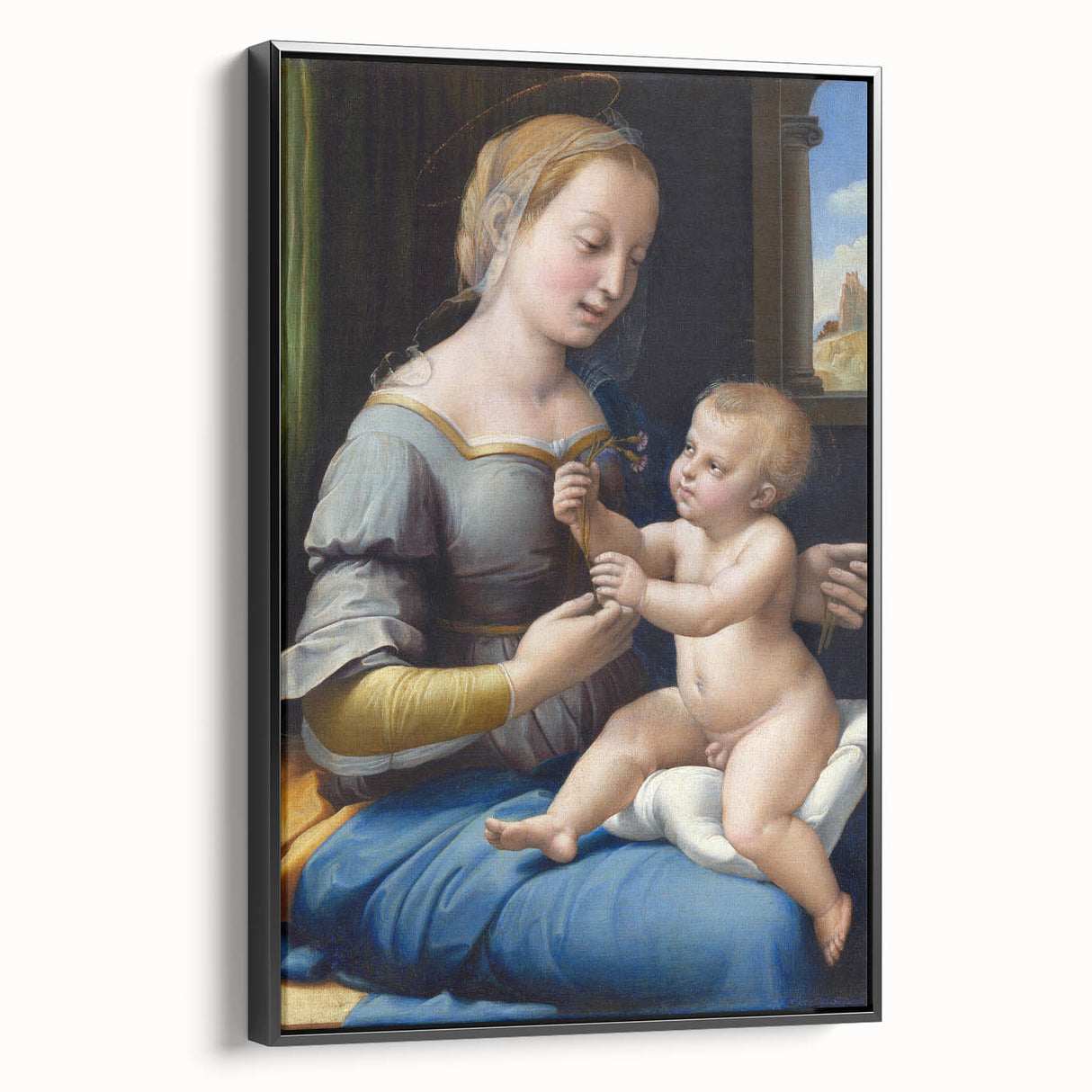 Renaissance Art Prints: Raphael's The Madonna of the Pinks Decor