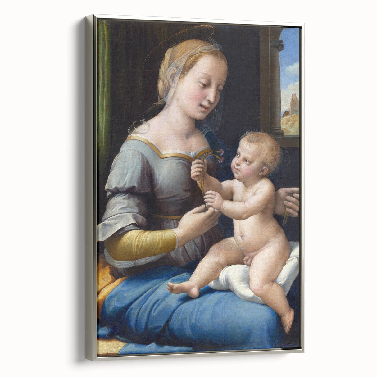 Renaissance Art Prints: Raphael's The Madonna of the Pinks Decor