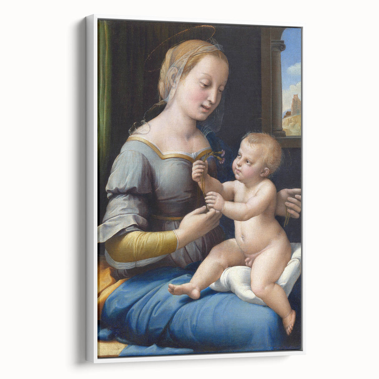 Renaissance Art Prints: Raphael's The Madonna of the Pinks Decor