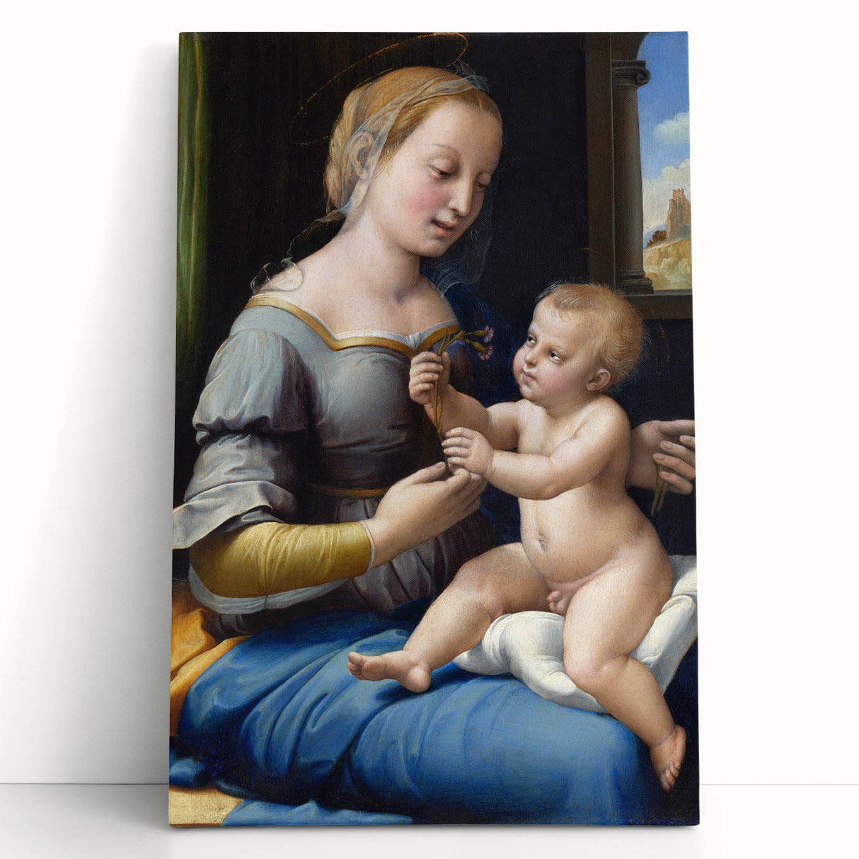 Renaissance Art Prints: Raphael's The Madonna of the Pinks Decor