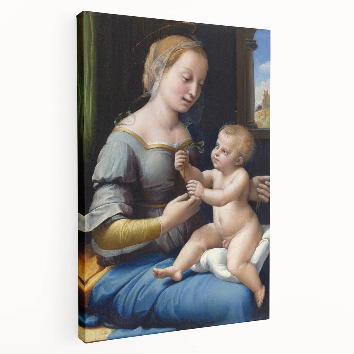 Renaissance Art Prints: Raphael's The Madonna of the Pinks Decor