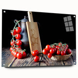 Rustic Tomato Kitchen Wall Art – Modern Canvas & Framed Print
