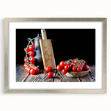 Rustic Tomato Kitchen Wall Art – Modern Canvas & Framed Print